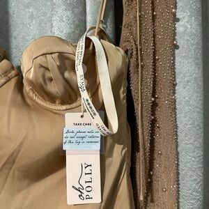 Oh Polly Embellished Long Sleeved Mini Dress